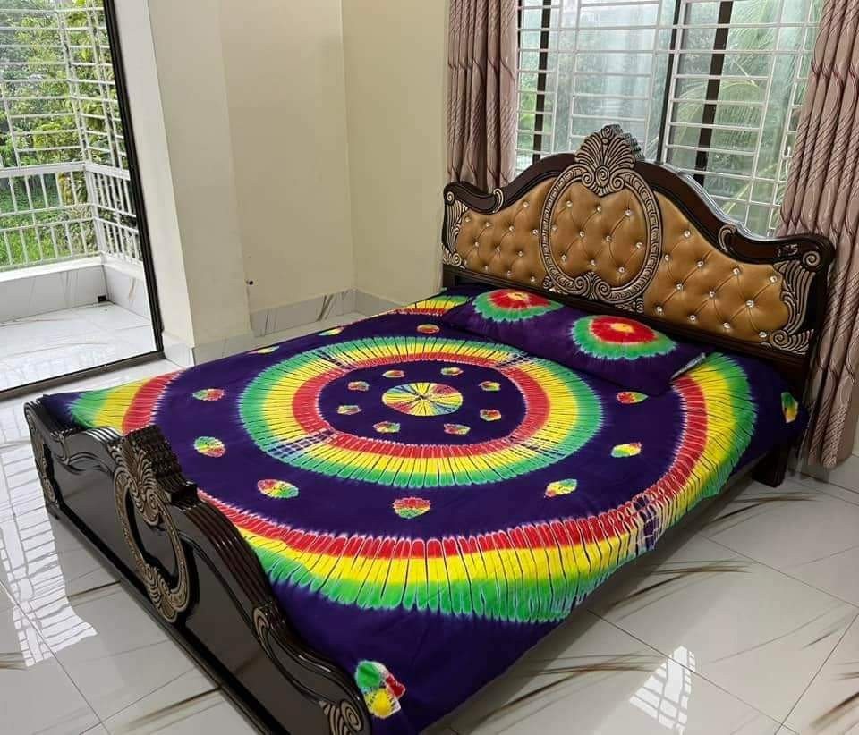 Debdas Batik Bedsheet with Pillow Cover