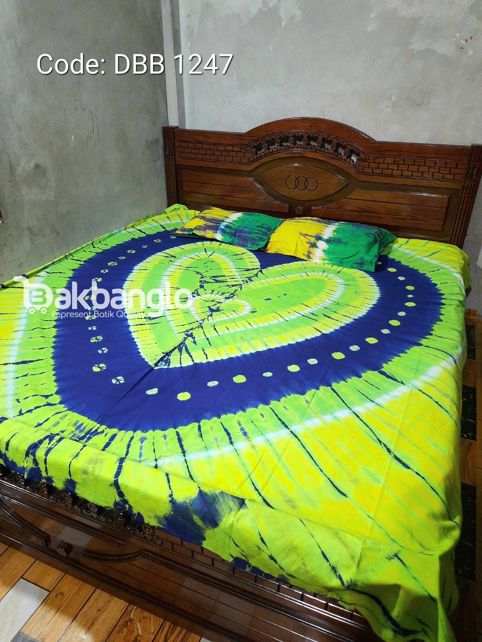 Love Design Tie dye batik  bedsheets price in Bangladesh